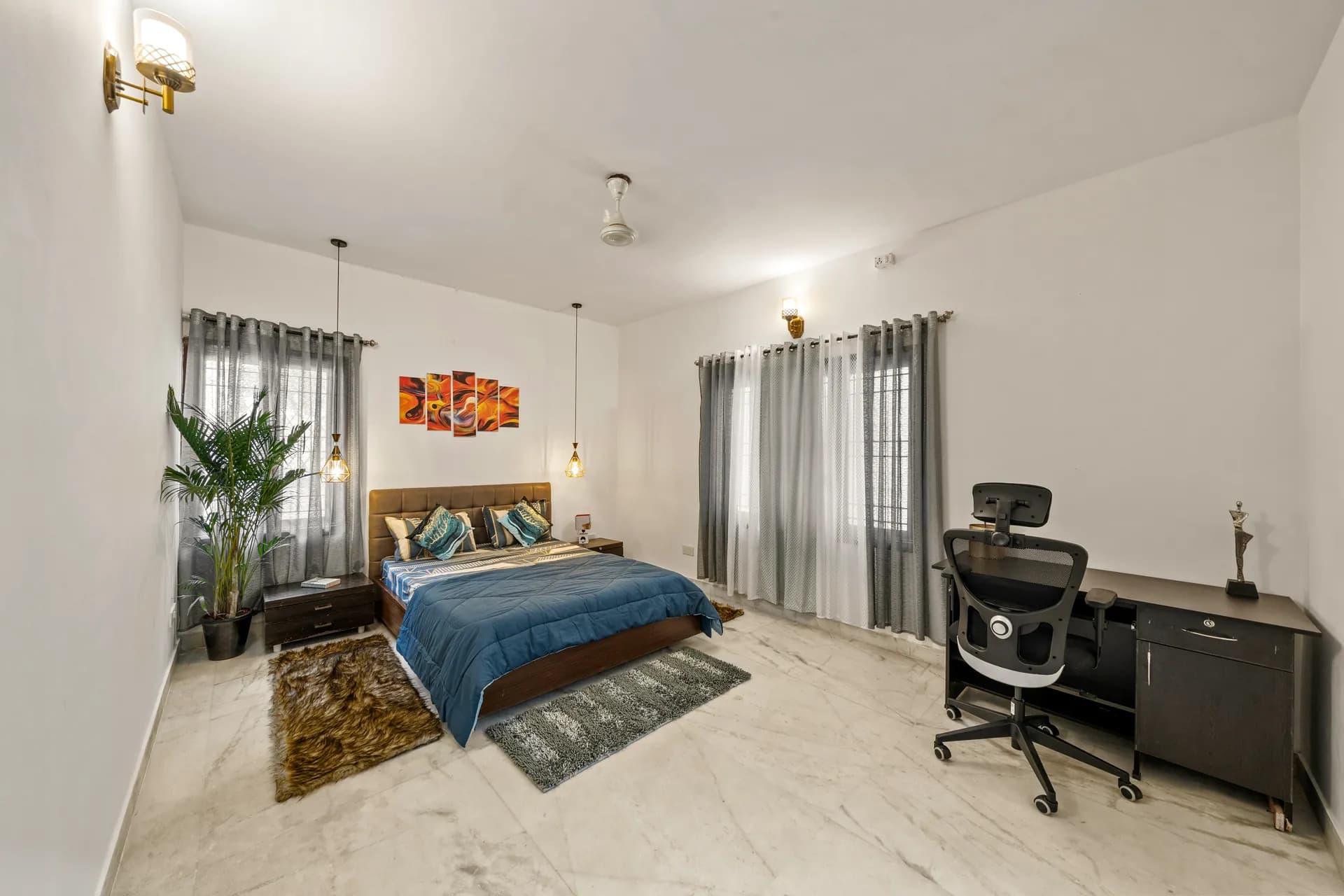 Third Bedroom 1 at Palm Paradise, Bengaluru