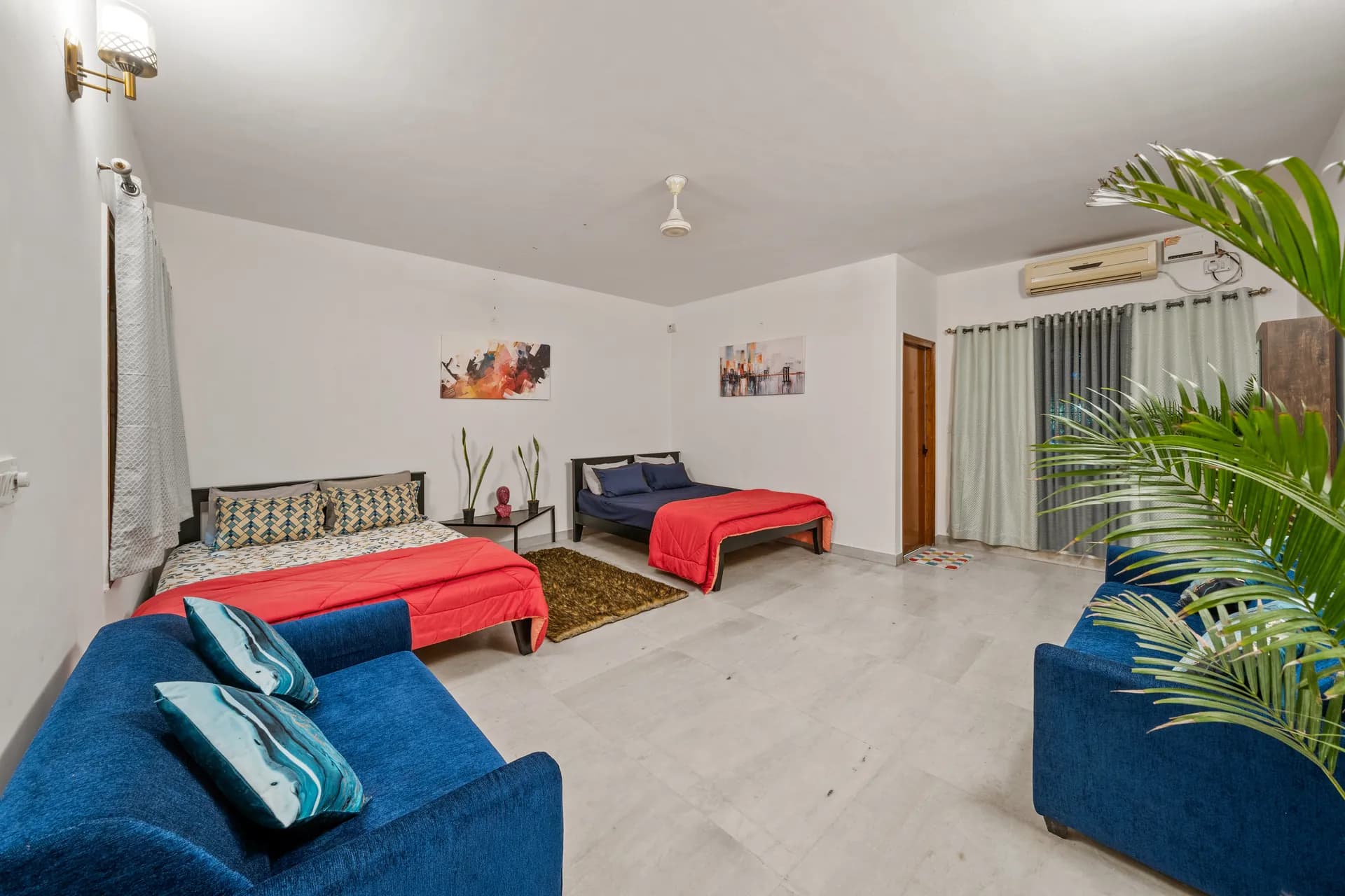 Fourth Bedroom 1 at Palm Paradise, Bengaluru
