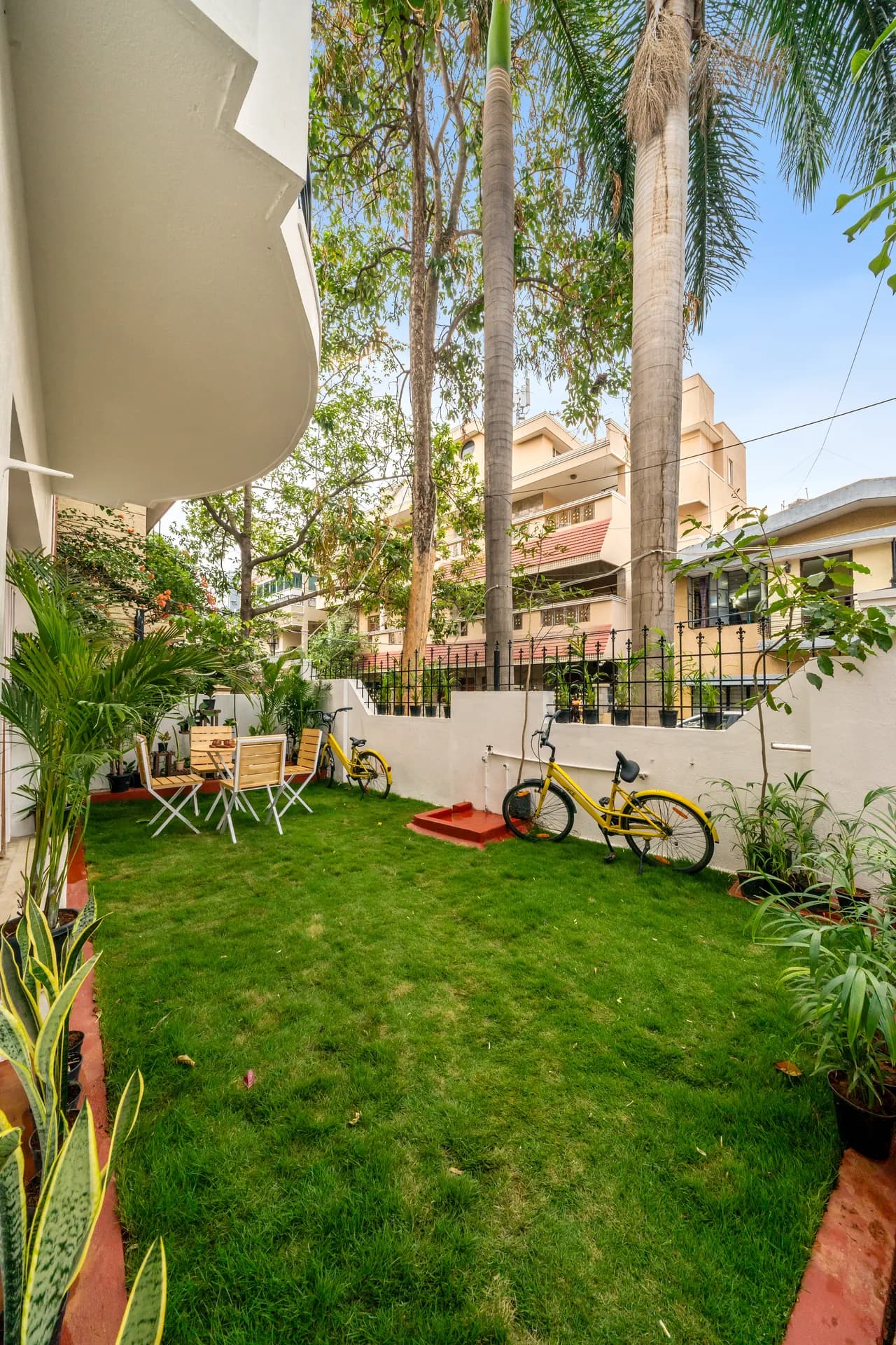 Outdoor Patio 3 at Palm Paradise, Bengaluru