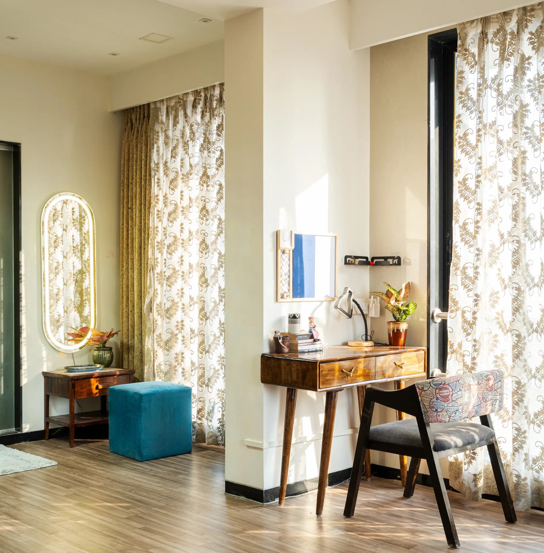 First Bedroom 4 at Hilltop Hideaway, Mumbai