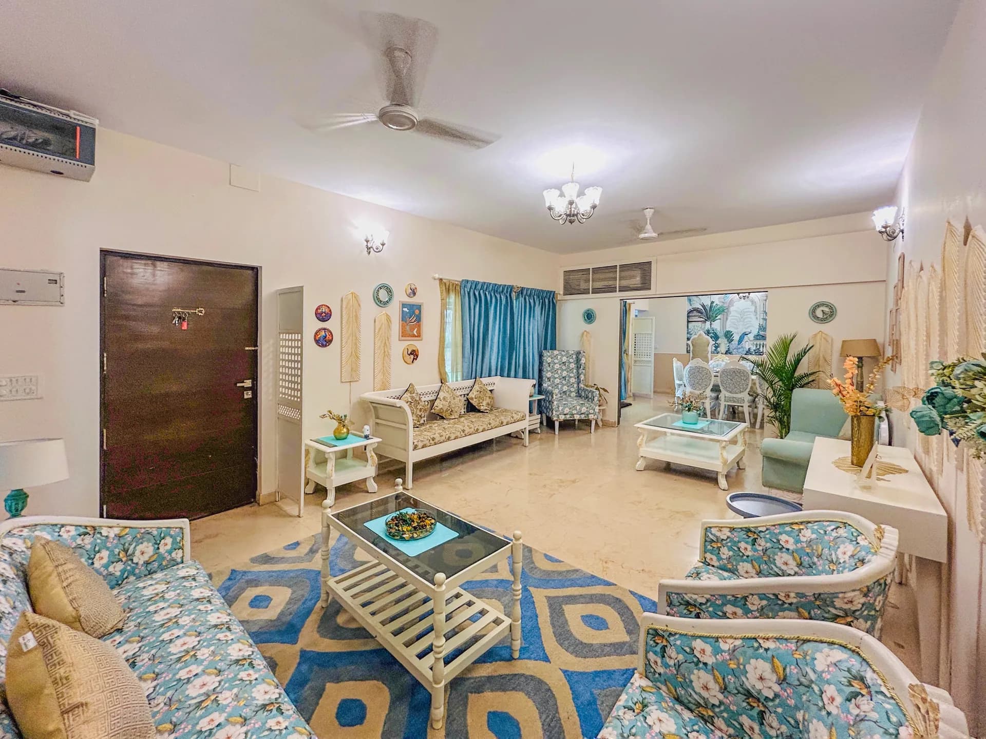 Living Area 1 at Casa Blu, Bengaluru