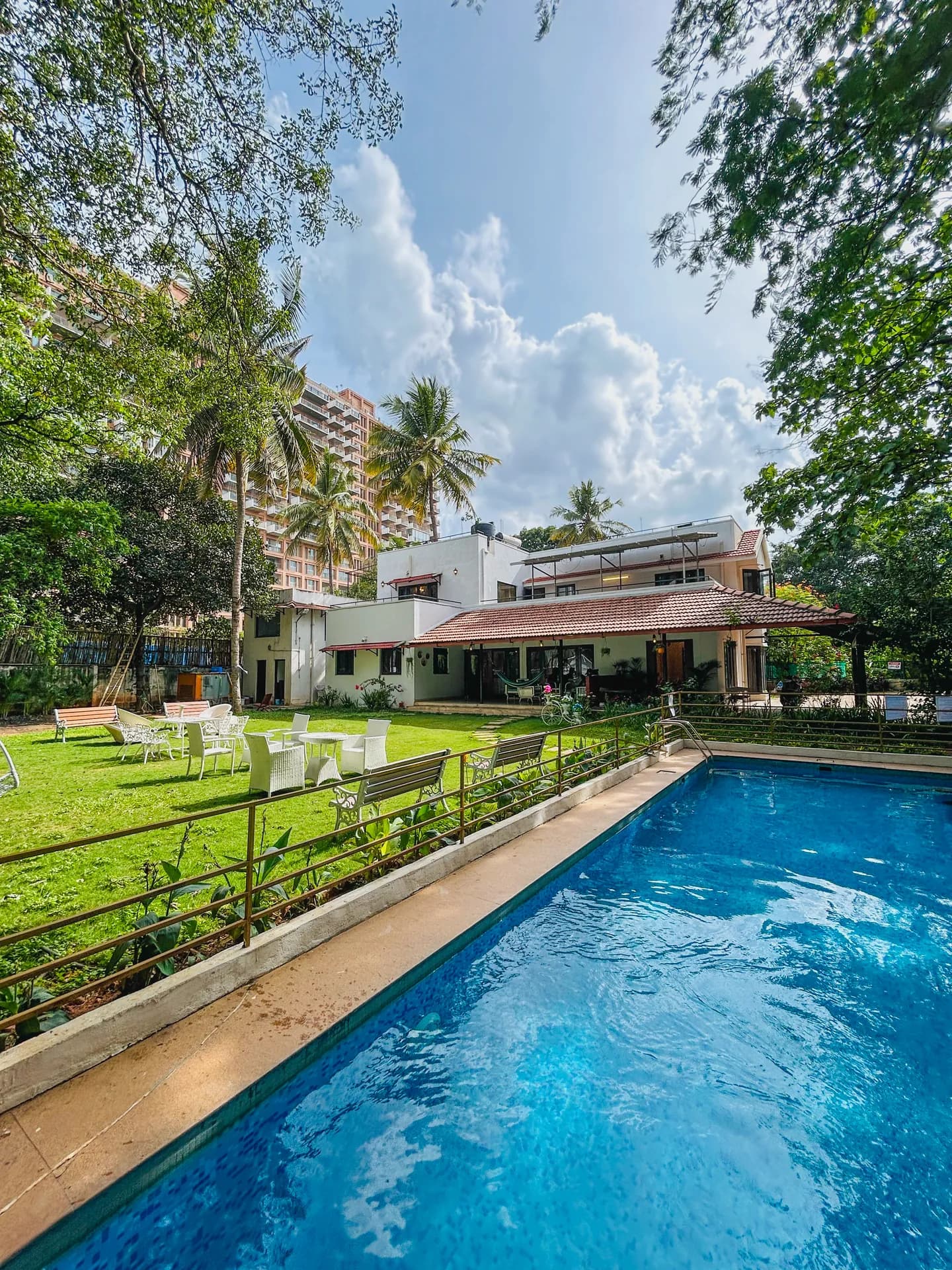 Outdoor Pool 4 at Casa Blu, Bengaluru