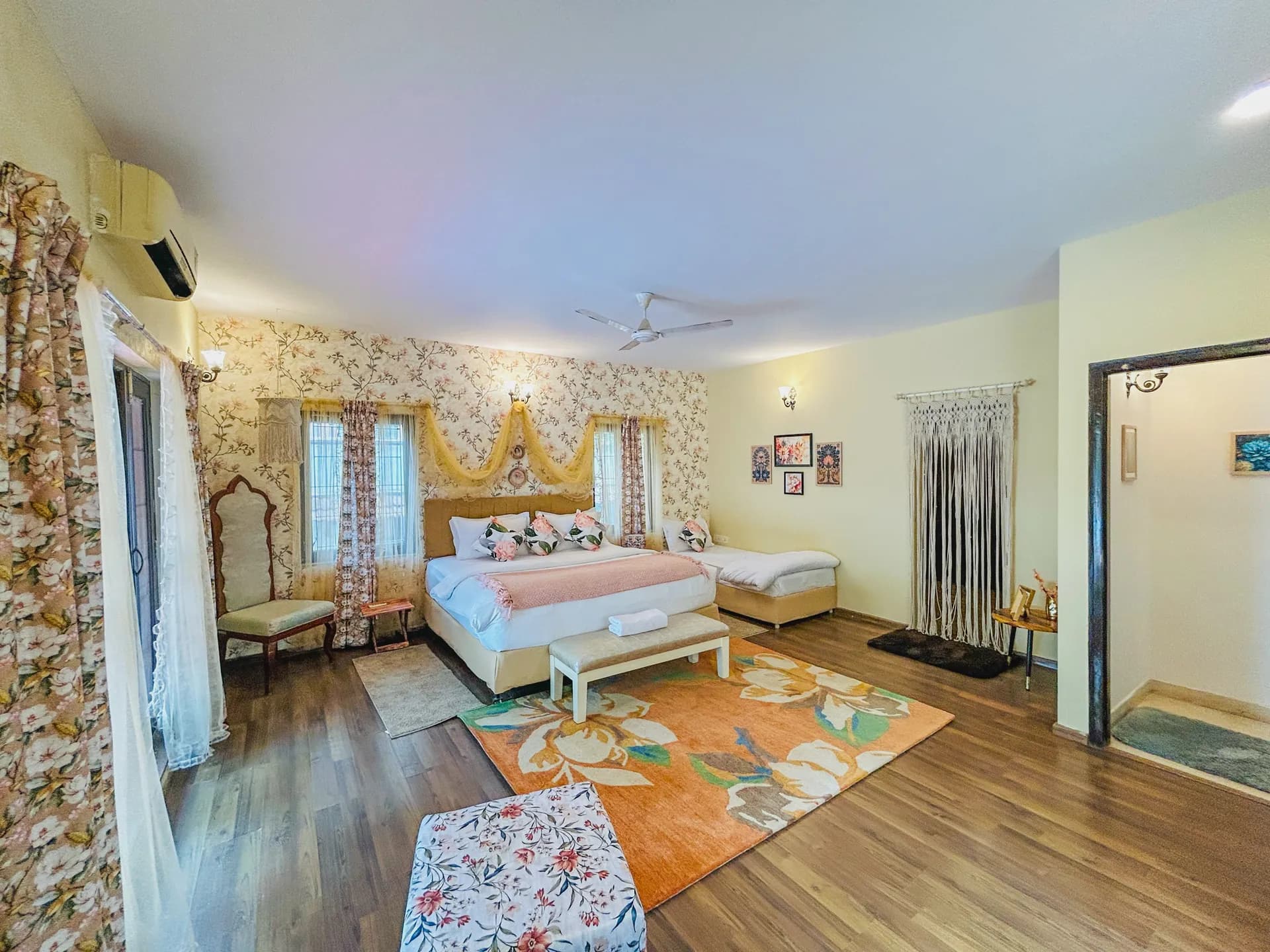 First Bedroom 2 at Casa Blu, Bengaluru