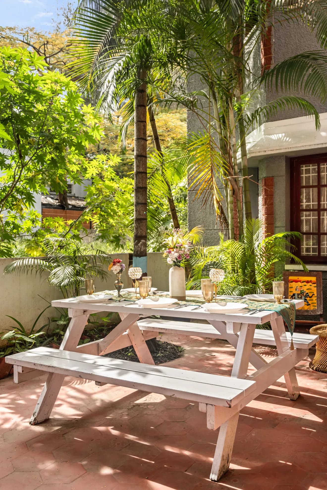 Outdoor Patio 6 at Heritage Haven, Bengaluru