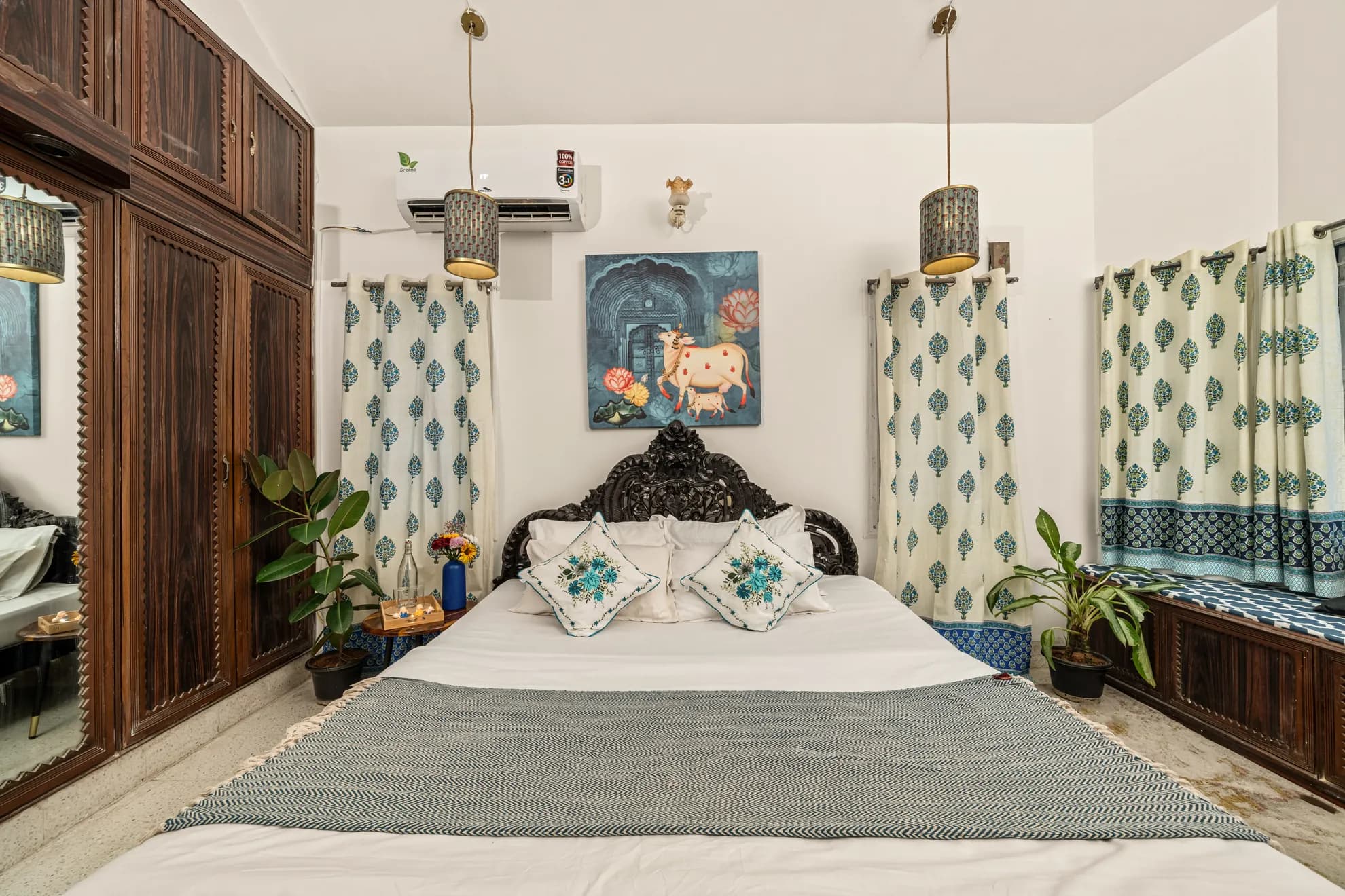 First Bedroom 4 at Heritage Haven, Bengaluru