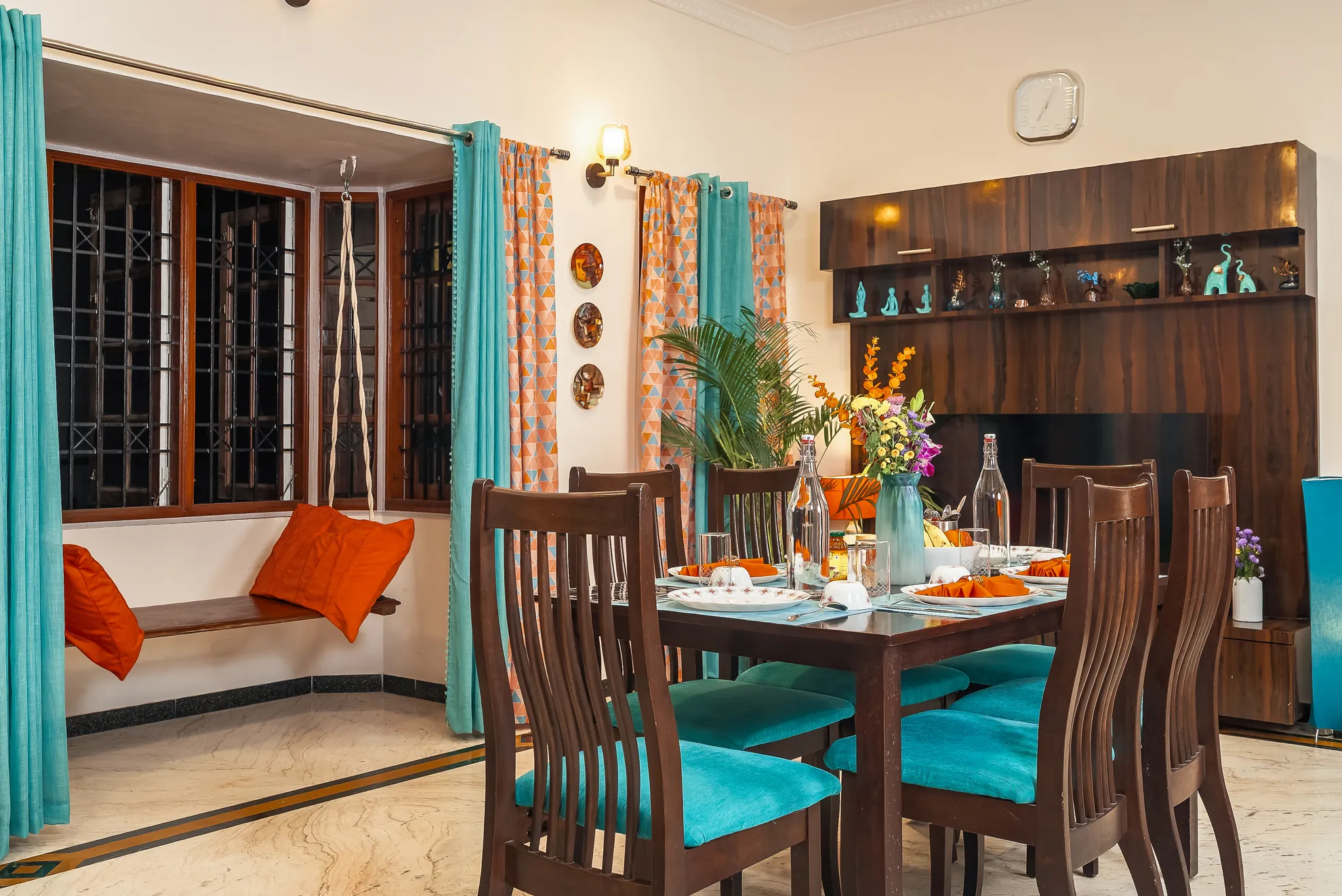 Dining Area 3 at Vanta Grove, Bengaluru