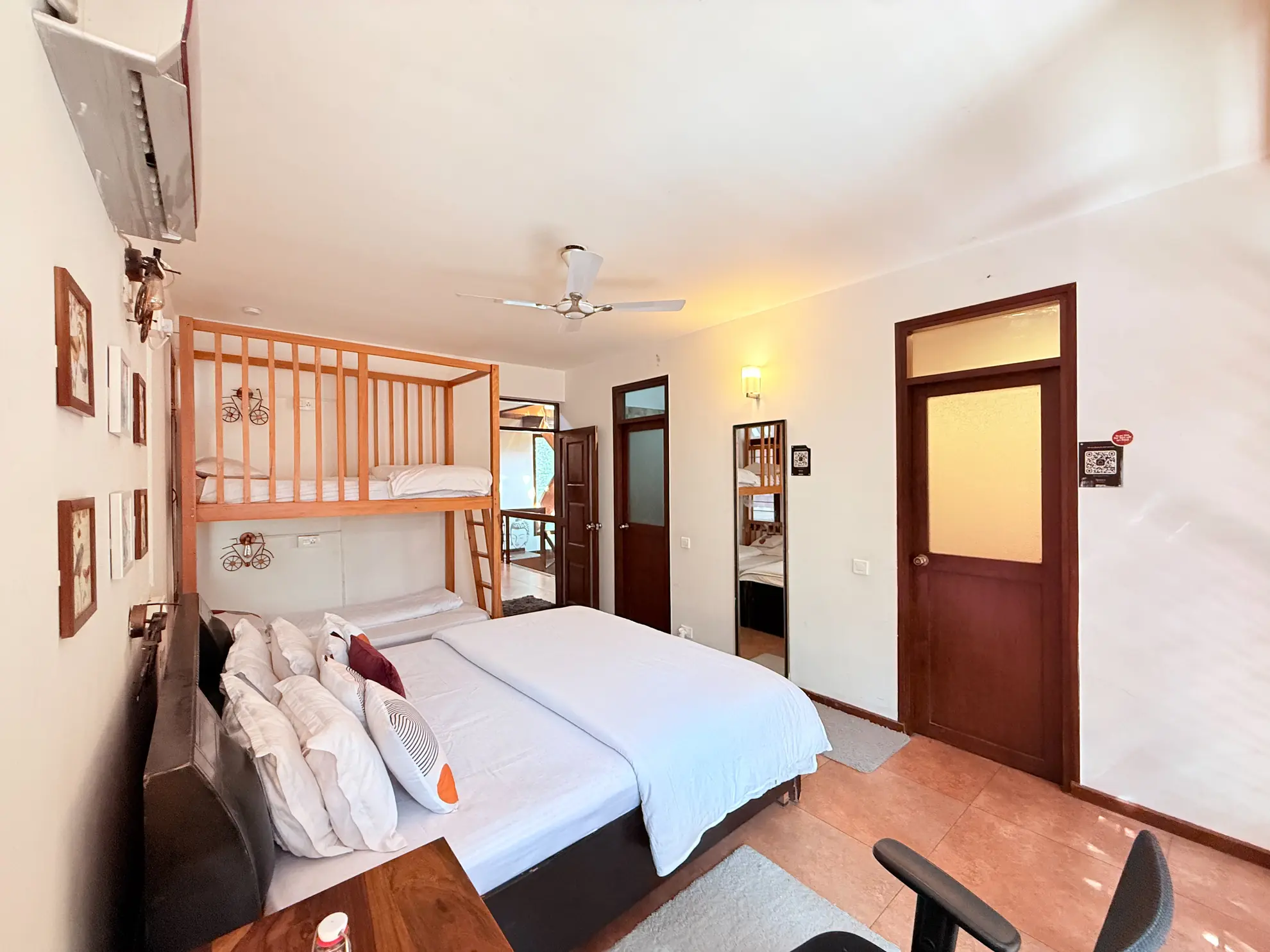 First Bedroom 5 at Jugglers Rest, Bengaluru