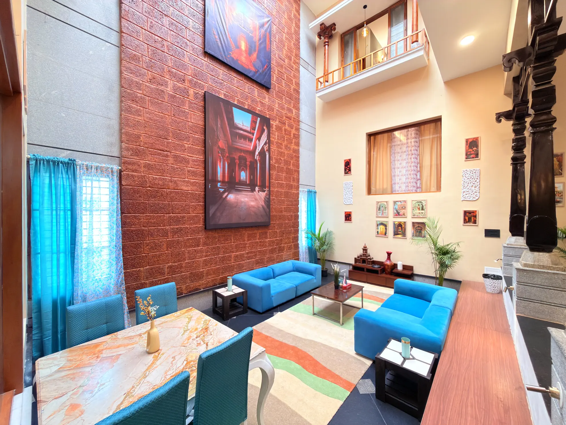 Living Area 2 at Aurora Heights, Bengaluru