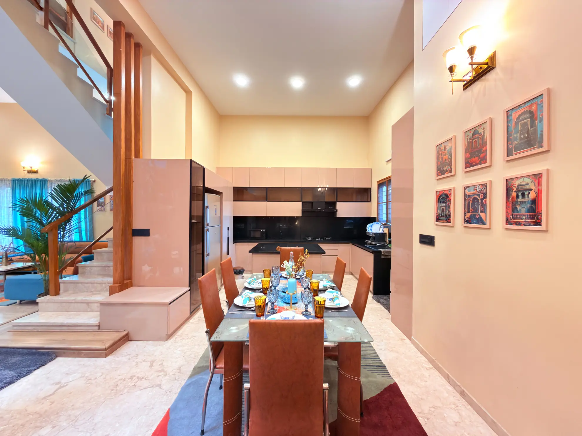 Dining Area 2 at Aurora Heights, Bengaluru