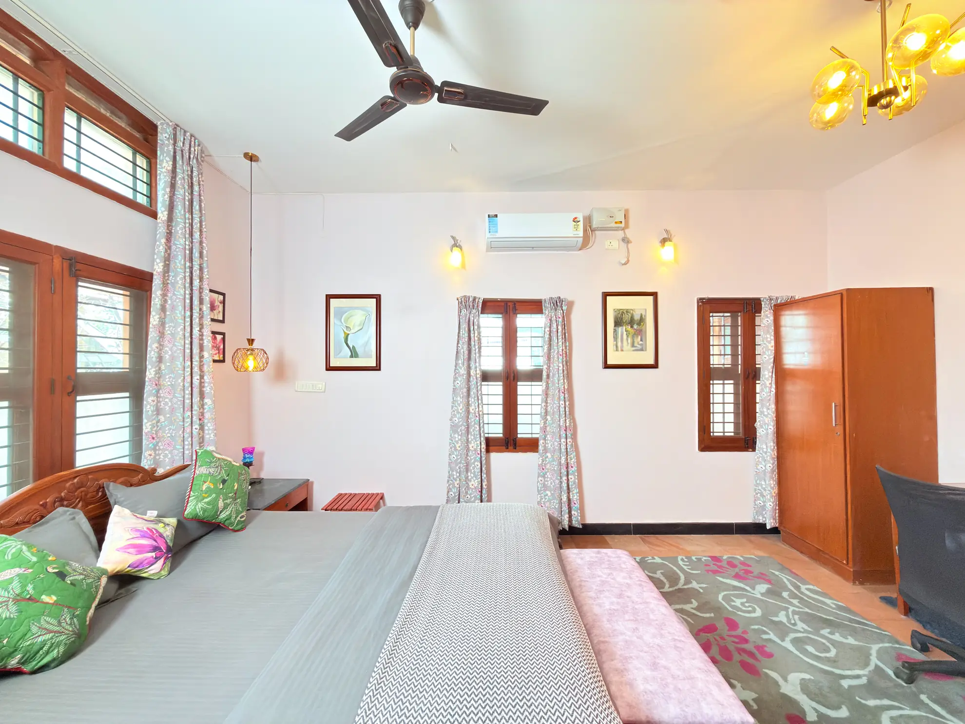 First Bedroom 5 at Vana Vista, Bengaluru