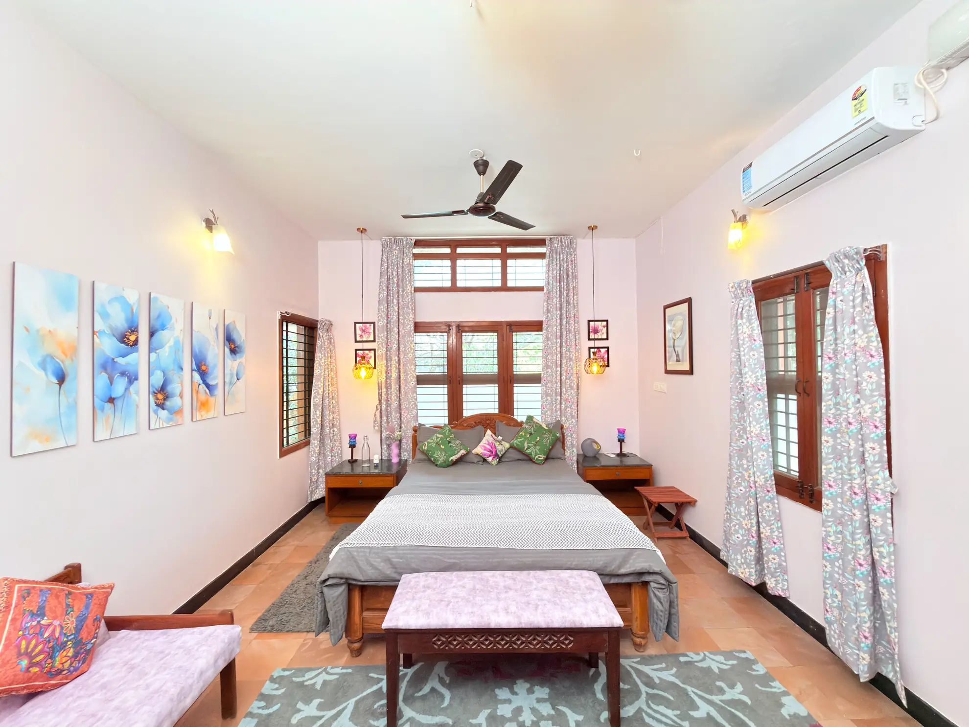 First Bedroom 2 at Vana Vista, Bengaluru