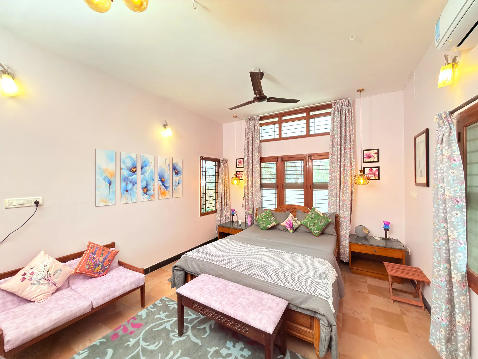 First Bedroom 3 at Vana Vista, Bengaluru