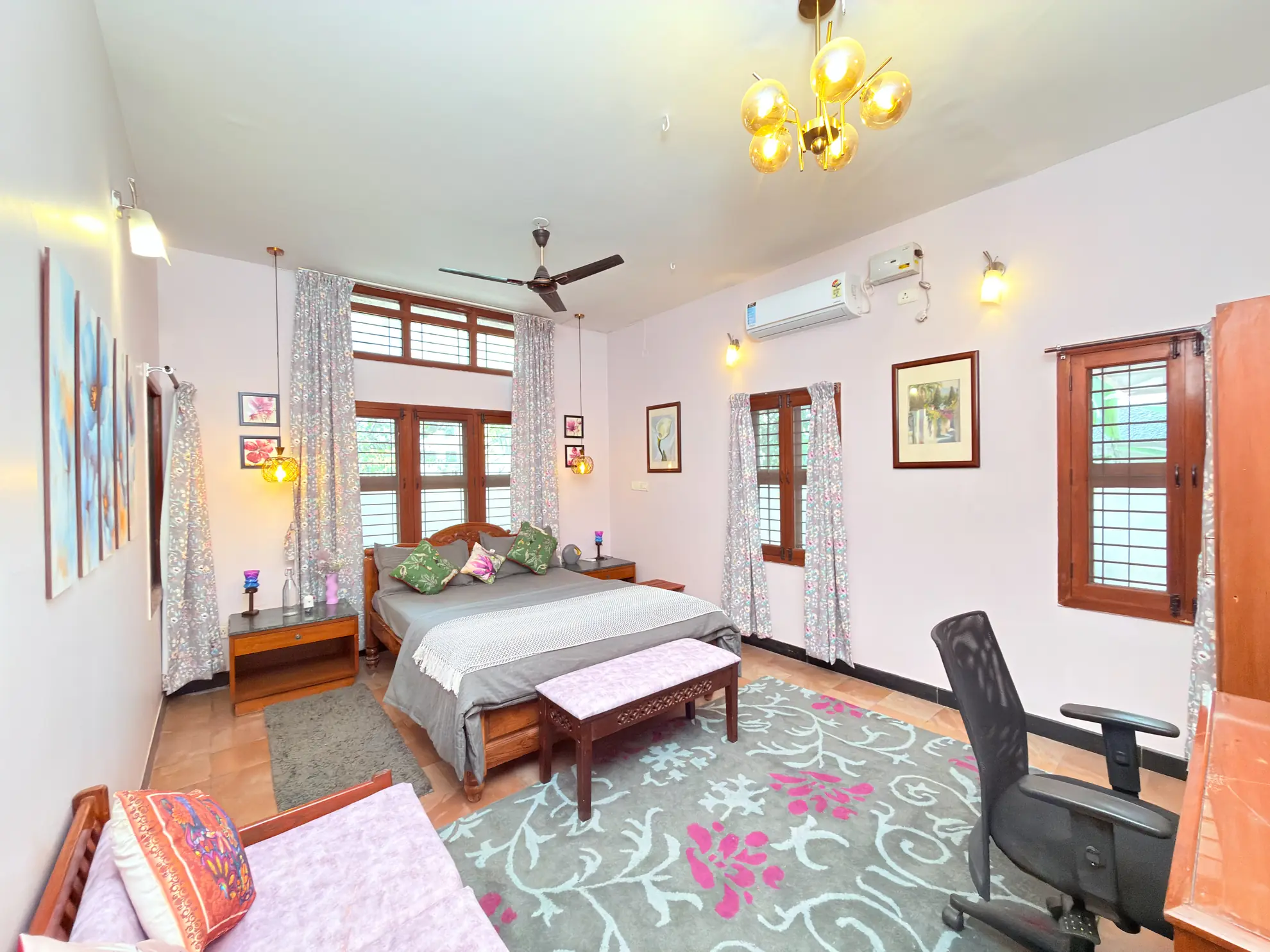 First Bedroom 1 at Vana Vista, Bengaluru