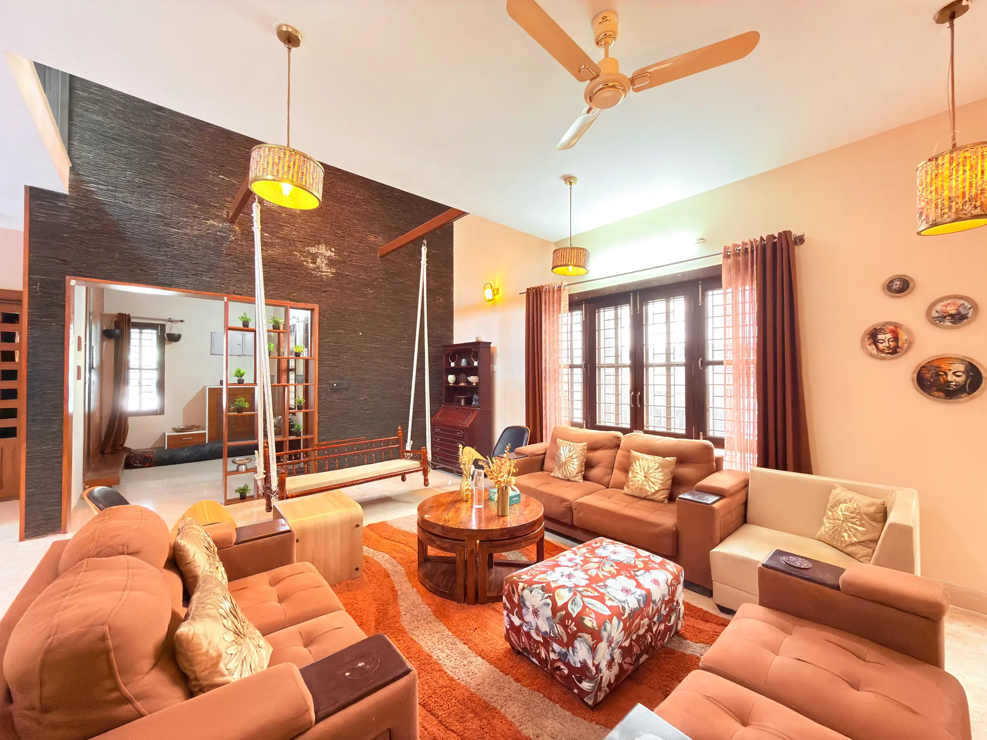 Living Area 4 at Lagoon Luxe, Bengaluru