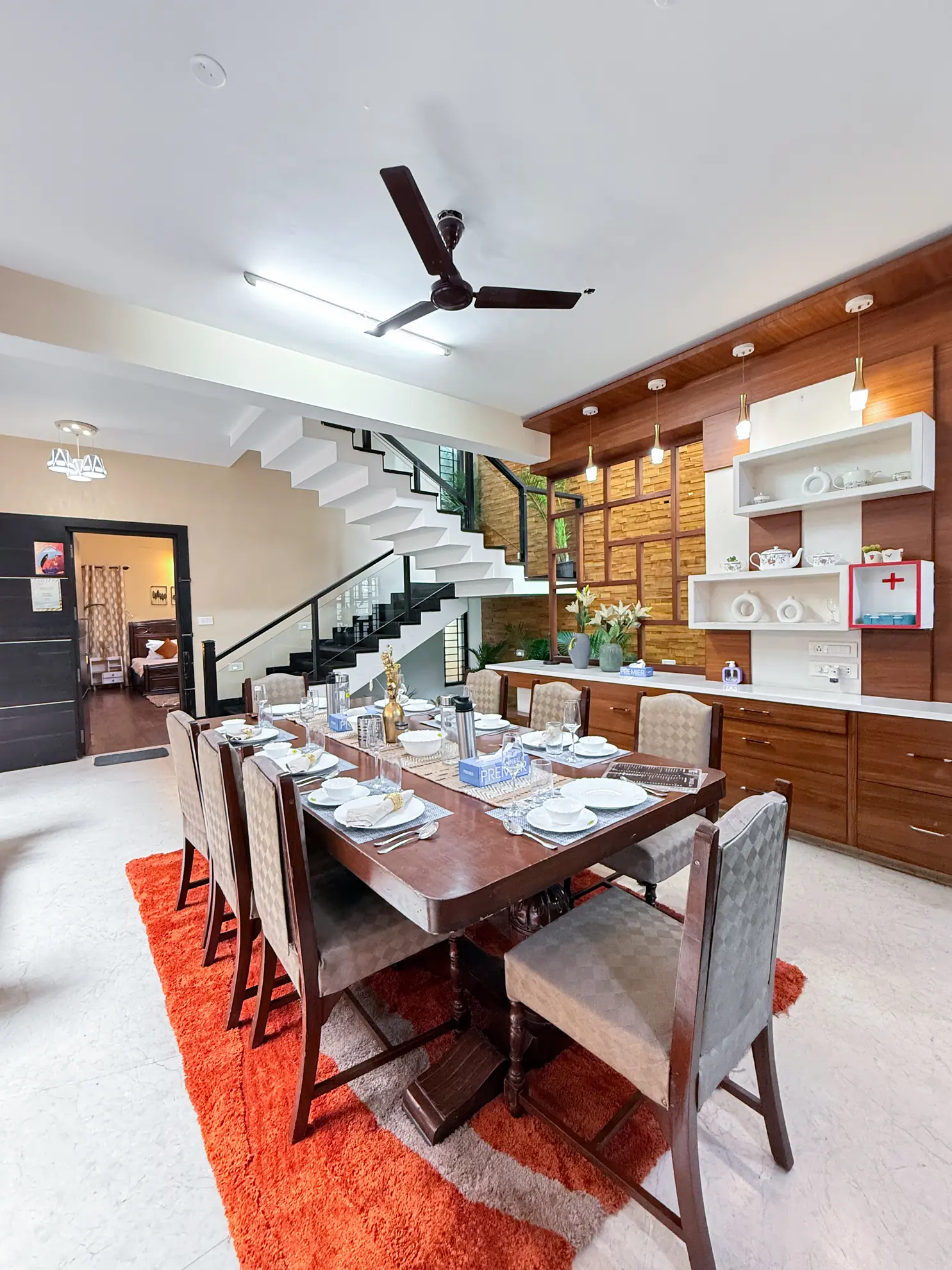 Dining Area 1 at Lagoon Luxe, Bengaluru