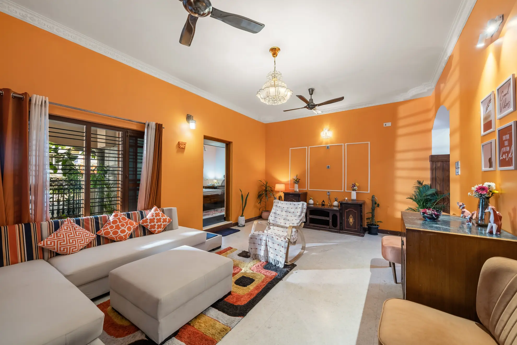 Living Area at Magnum Opus