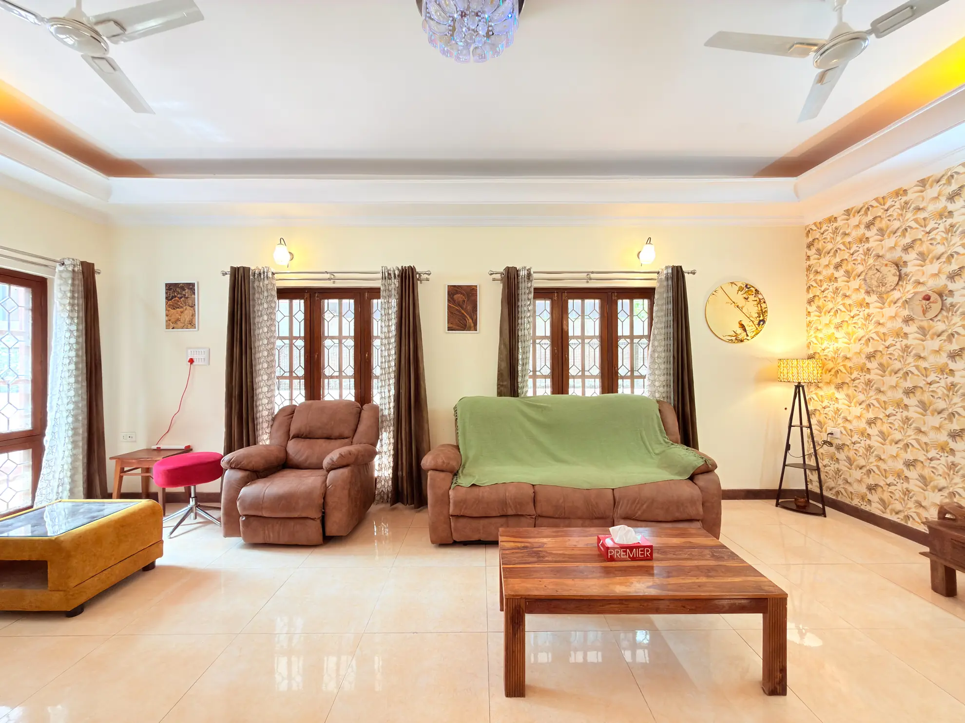 Living Area 4 at Silicon Hideaway, Bengaluru
