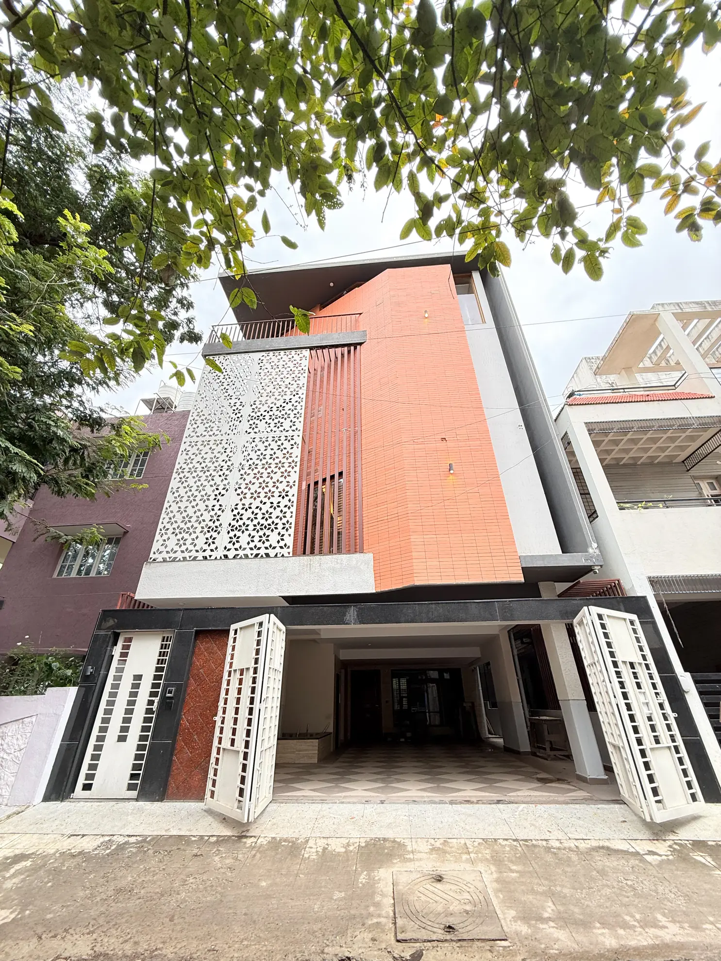 Entrance and Parking 1 at Urban Utopia, Bengaluru