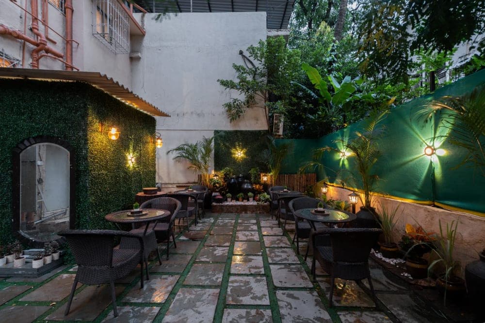 Outdoor Patio at Soho Nest, Chembur